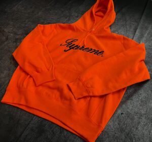 Hoodie Supreme Orange