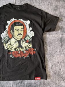 Tee cookies malverde black